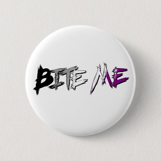 Ace Pride Bite Me Ronde Button 5,7 Cm (Voorkant)