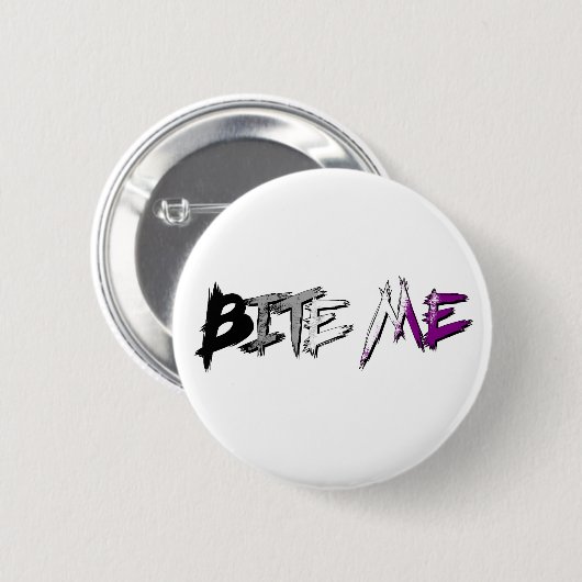 Ace Pride Bite Me Ronde Button 5,7 Cm (Voorkant /achterkant)