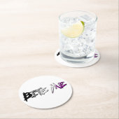 Ace Pride Bite Me Ronde Kartonnen Onderzetter (Insitu)