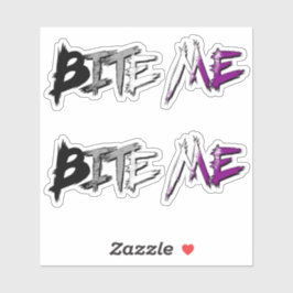 Ace Pride Bite Me Sticker