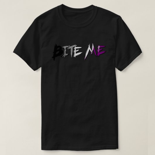 Ace Pride Bite Me T-shirt (Design voorkant)