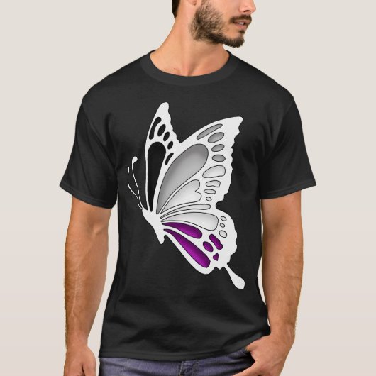 Ace Pride Butterfly T-shirt (Voorkant)
