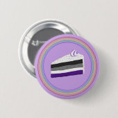 Ace Pride Cake Ronde Button 5,7 Cm (Voorkant /achterkant)