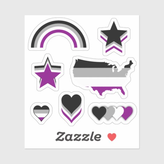 Ace Pride Design I Sticker (Vel)