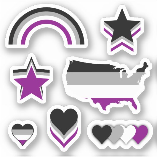 Ace Pride Design I Sticker (Voorkant)