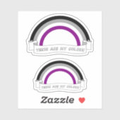 Ace Pride - Dit zijn mijn kleuren Sticker (Vel)