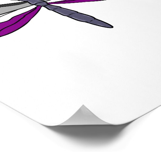 Ace Pride Dragonfly Poster (Hoek)