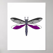Ace Pride Dragonfly Poster (Voorkant)