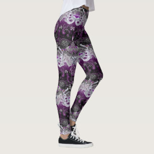 Ace Pride Flag Colors Legg Leggings