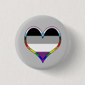 Ace Pride Heart Button (Voorkant)
