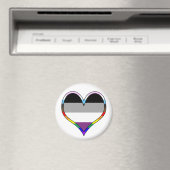 Ace Pride Heart Magnet (Insitu (Vaatwasser))