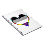 Ace Pride Heart Notitieboek (Rechterzijde)