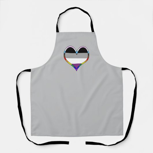 Ace Pride Heart Schort (Voorkant)