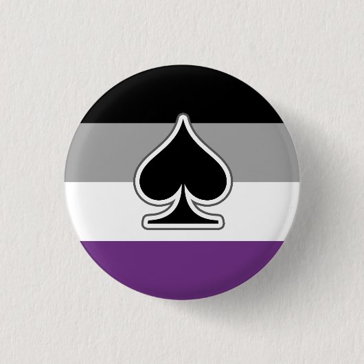 Ace Pride Ronde Button 3,2 Cm (Voorkant)