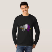 Ace Pride Sloth Asexual T-shirt (Voorkant volledig)