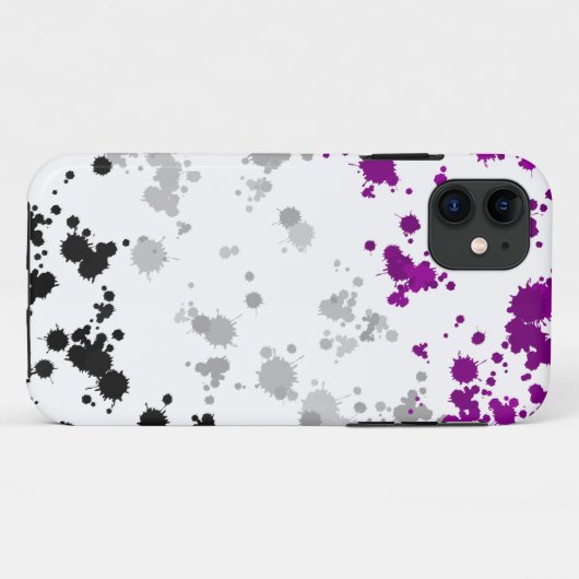 Ace Pride Splatter Ontwerp Telefoon CAse (Achterkant (horizontaal))