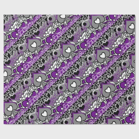 Ace Pride Squiggle Cadeaupapier (Vlak)