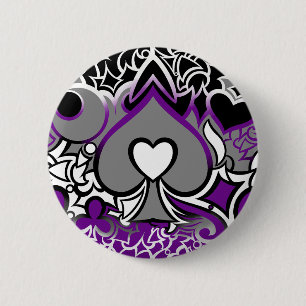 Ace Pride Squiggle Ronde Button 5,7 Cm