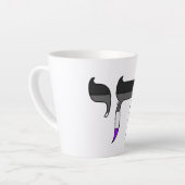Ace Pride-vlag Chai Latte Mok (Linkerhoek)