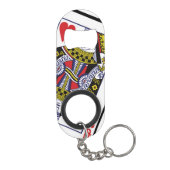 Ace & Queen of Hearts 21st Birthday Mini Flessenopener (Achterkant)