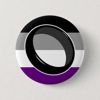 Ace ring flag pin ronde button 5,7 cm