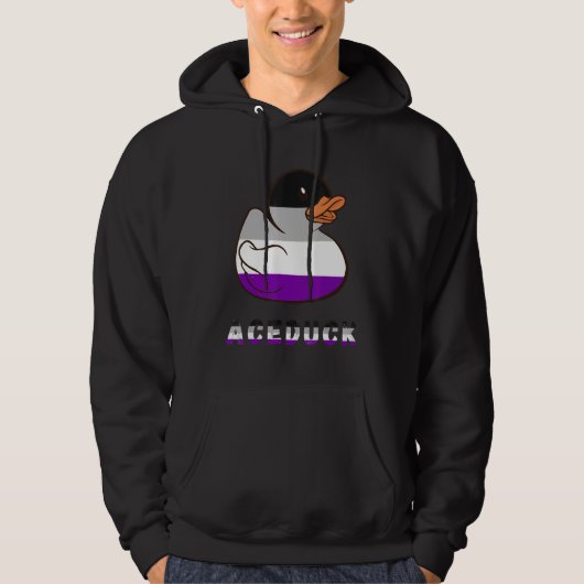Ace Rubber Duck Asexuality Pride Rubber Ducking A Hoodie (Voorkant)