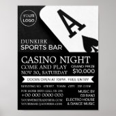 Ace Spades, Casino Night, gaming Industry Poster (Voorkant)