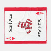 Ace-speelkaarten Fleece Deken (Voorkant (Horizontaal))
