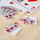 Ace-speelkaarten Jigzaag Puzzle Daisy Legpuzzel (Zijkant)