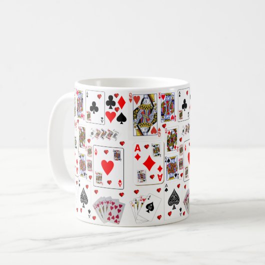 Ace speelkaarten Mok (Voorkant links)