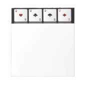 Ace-speelkaarten Notitieblok (Voorkant)