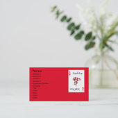 Ace-speelkaarten Visitekaartje (Staand voorkant)