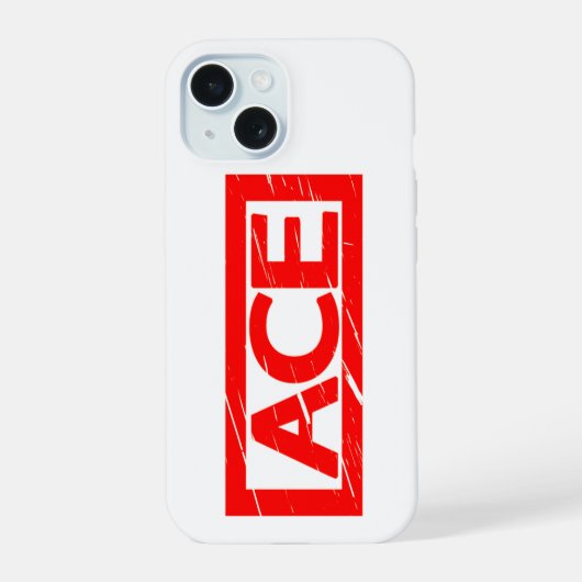 Ace Stempel iPhone 15 Case (Achterkant)