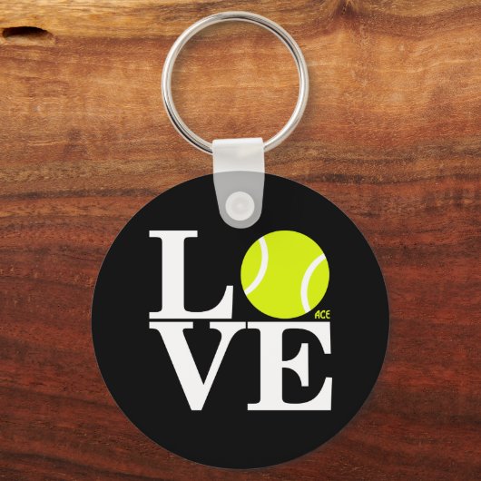 Ace Tennis LOVE Sleutelhanger (Voorkant)