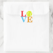 Ace Tennis LOVE Vierkante Sticker (Tas)