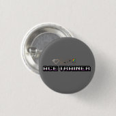Ace Trainer Gaymer Ronde Button 3,2 Cm (Voorkant /achterkant)
