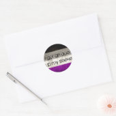 "Ace Up My Sleeve" Asexual Pride Stickers (Envelop)