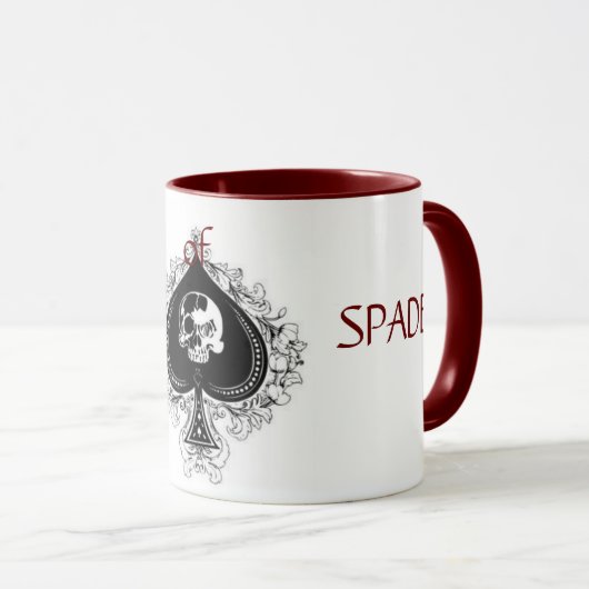 ACE, van SPADES Mok (Voorkant rechts)