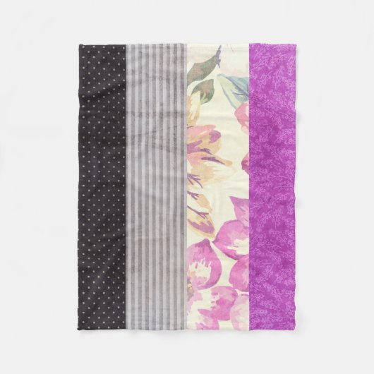 Ace-vlag - gemengde patronen fleece deken (Voorkant)