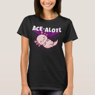 Acealotl Ace Alotl Asexual Pride Axolotl T-shirt