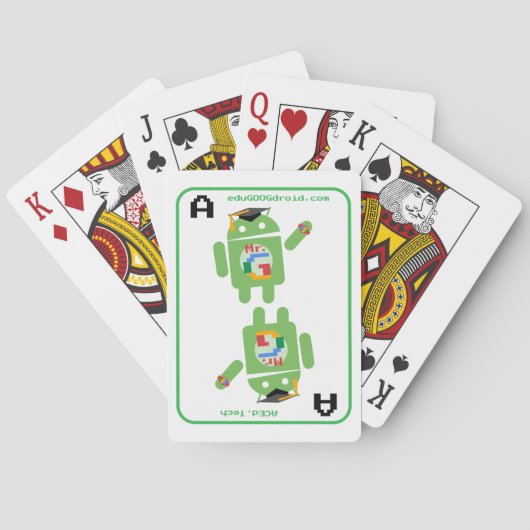 ACEd Tech Mr.G Pokerkaarten (Achterkant)