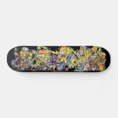 Acefink "Wheelie Finks Competition" Schaats Deck Persoonlijk Skateboard (Horizontaal)