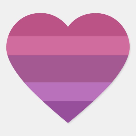 Aceflux Pride Flag Hart Sticker (Voorkant)