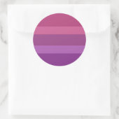 Aceflux Pride Flag Ronde Sticker (Tas)