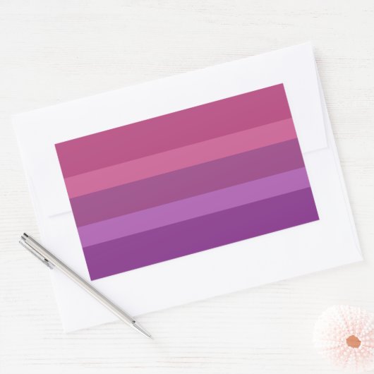 Aceflux Pride Rechthoekige Sticker (Envelop)