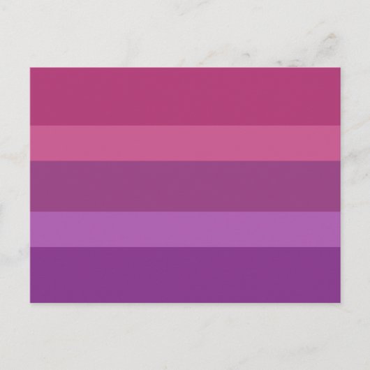 Aceflux Pride-vlag Briefkaart (Voorkant)