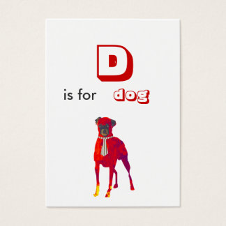 ACEO Animal ABC's Visitekaartje