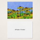 Aceo Art Kaart ~ Black-eyed Susans Flowers (Voorkant /achterkant)