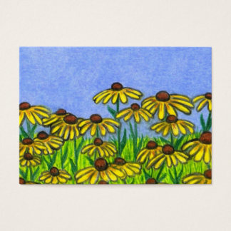 Aceo Art Kaart ~ Black-eyed Susans Flowers