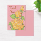Aceo Art Kaart ~ Rozen Hartelijk dank (Bureau)